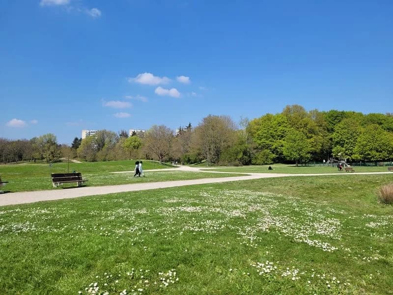 Zigzags au parc Georges Brassens, parcours à Massy